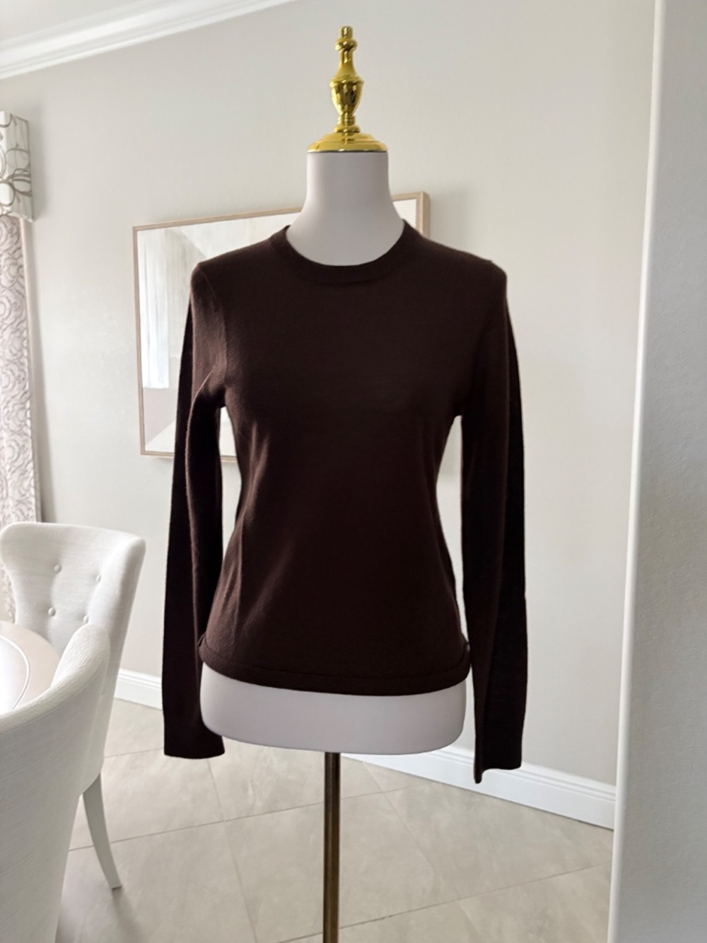 NWT J Crew Carolyn fitted crewneck sweater in merino wool
